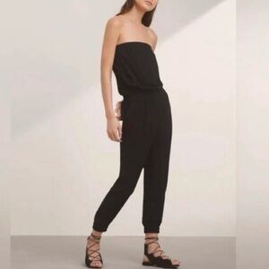 Aritzia Talula Romper Strapless Black Size S
